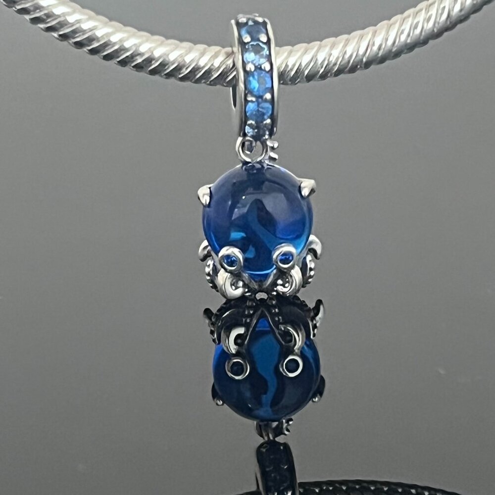 Pandora Murano Glass Cute Octopus Dangle Charm - Picture 7 of 7